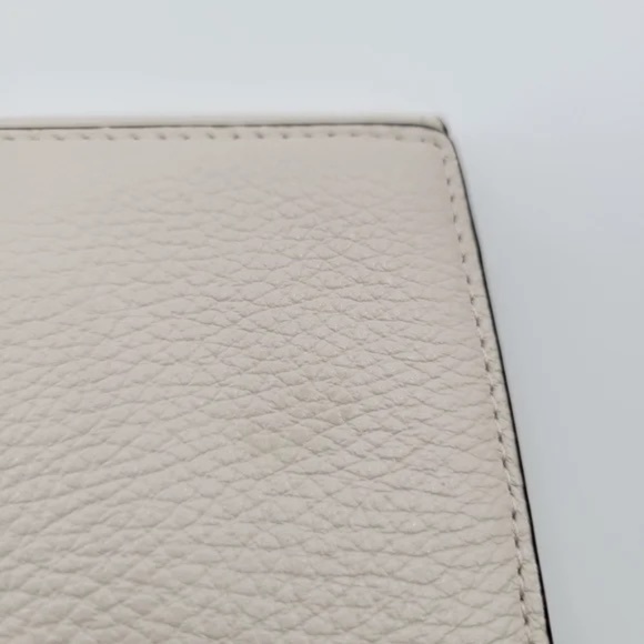 Coach Small Georgie Wallet Chalk Pebbled Leather Horse & Carriage Medallion - Picture 10 of 15